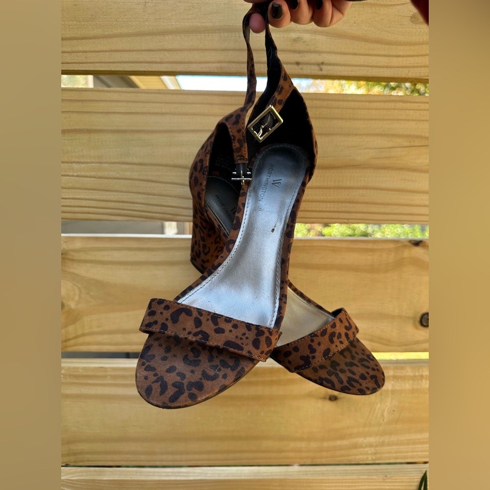 Cheetah print heels